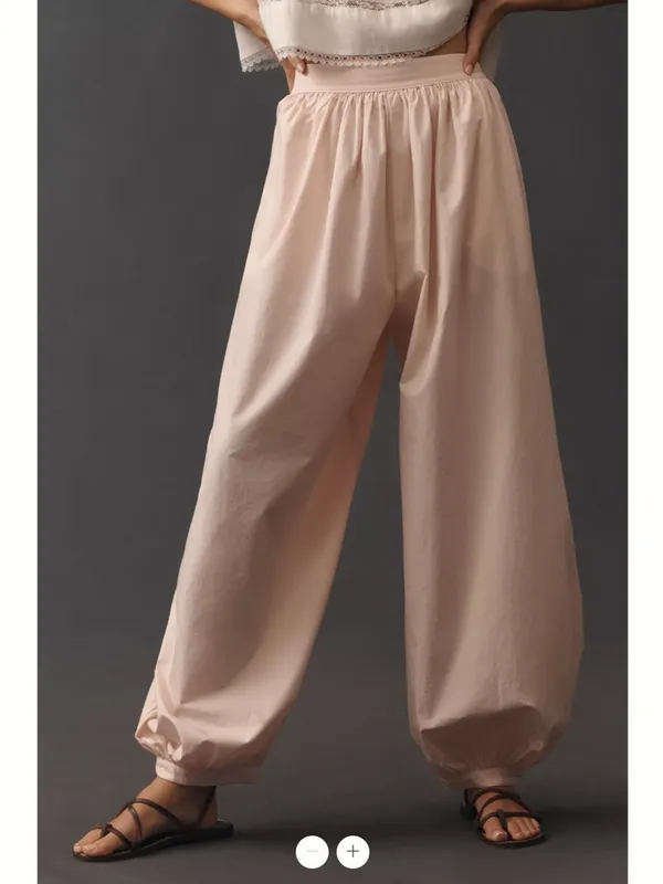 Anthropologie Maeve Poplin Harem Pants - Image 4
