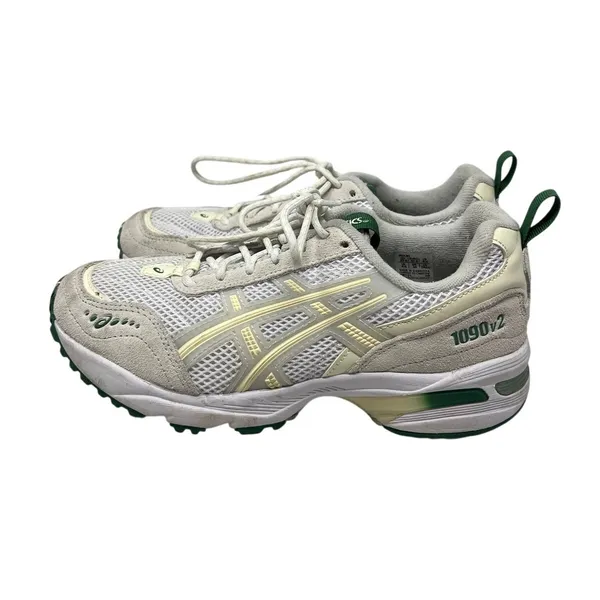 Asics Gel 1090 v2 White Green Running Shoes 6.5 - Image 5
