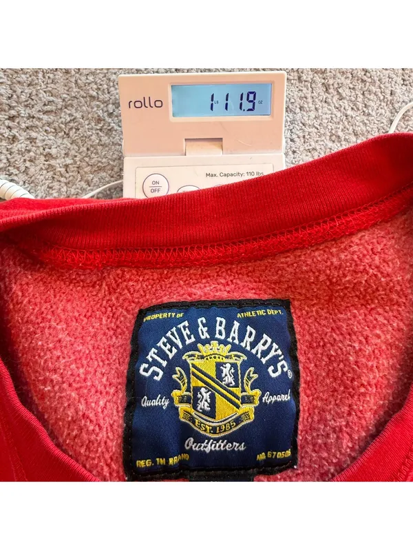 Vintage Y2K Steve & Barry’s Ohio State Buckeyes Appliqué Crewneck Sweatshirt XXL - Image 6