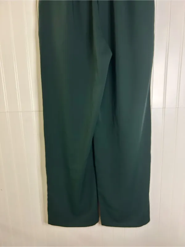 Halara High-Waist Wide Leg Trousers in Dark Green Size Small - Image 6