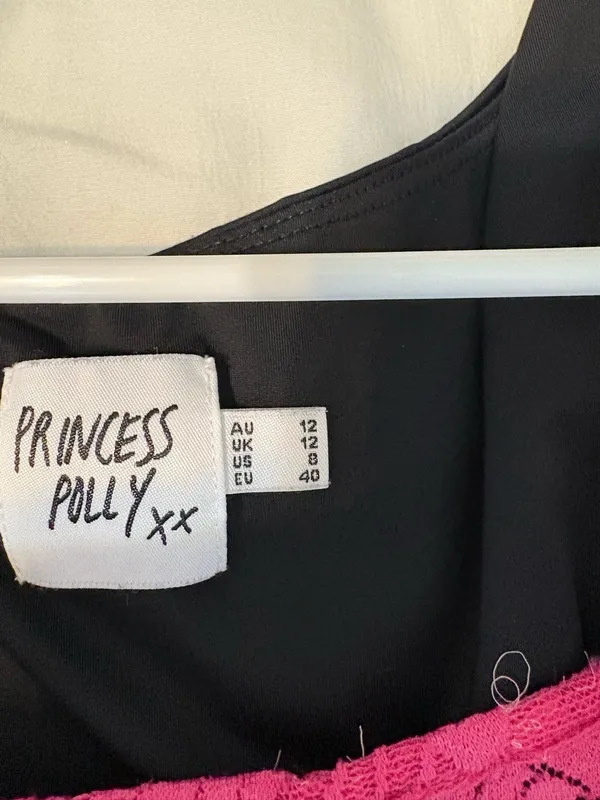 Princess Polly Top Black - Image 4