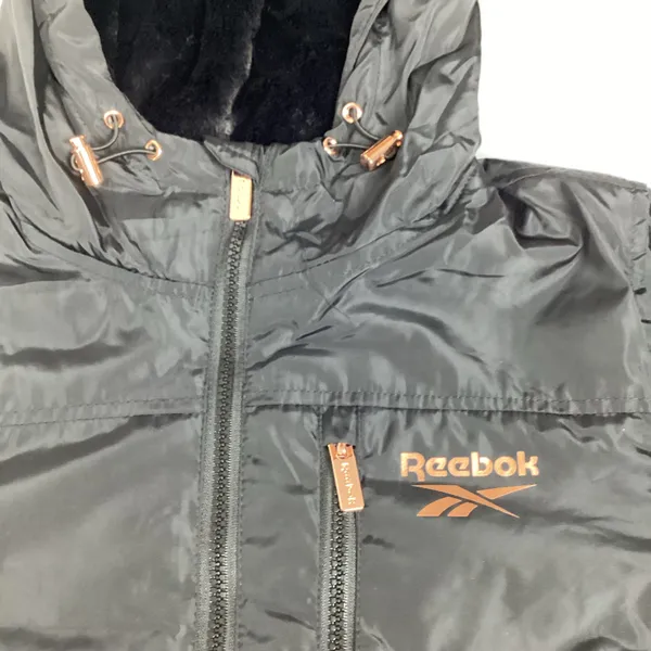Reebok Women’s Faux Fur Lined Hooded Windbreaker Jacket Medium NEW! Retail $120 - Image 6