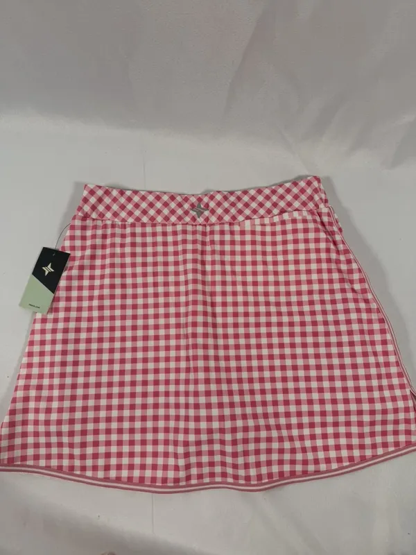 Tuckernuck Karrie Golf Skort in Pink Gingham Size Medium - Image 2