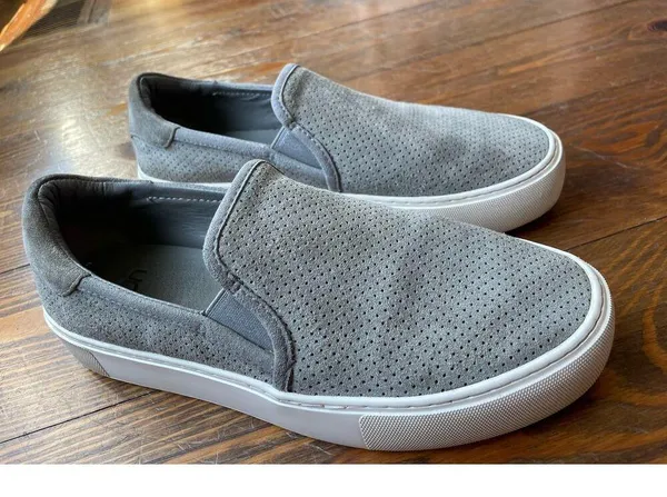 UGG Abies Perforated Slip-On Platform Sneaker, 7.5 - Image 4