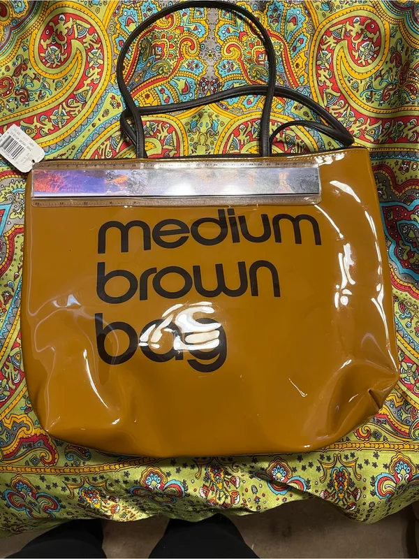 Bag Glossy Tan Tote - Image 5