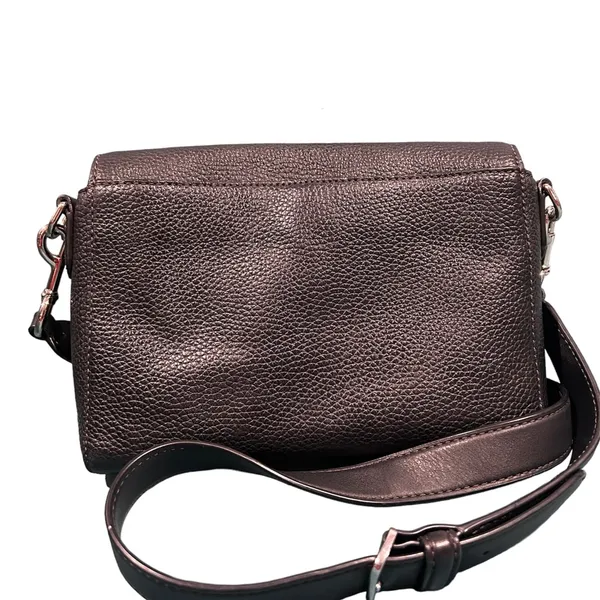 Marc Jacobs Black Leather Scalloped Crossbody Purse Bag - Image 4