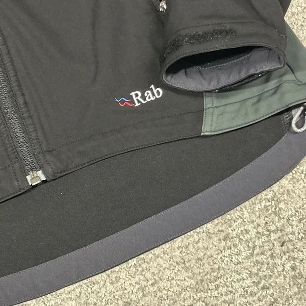 Rab Baltoro Jacket Womens Small Full Zip Polartec Black Power Shield Soft Shell - Image 3
