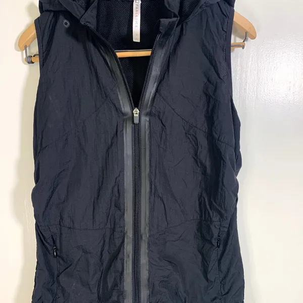 Fabletics S hooded vest elastic waist nylon - Image 5