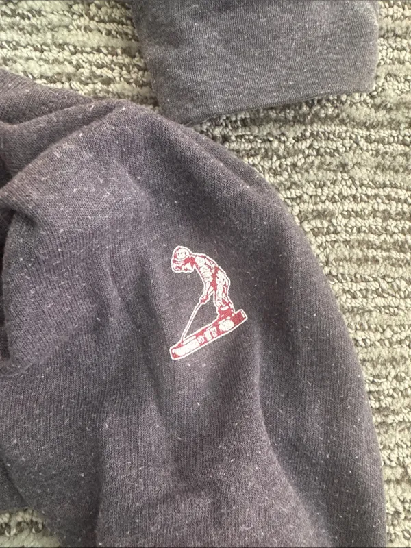 Crewneck Sweater - Navy with White & Red Logo - Image 4
