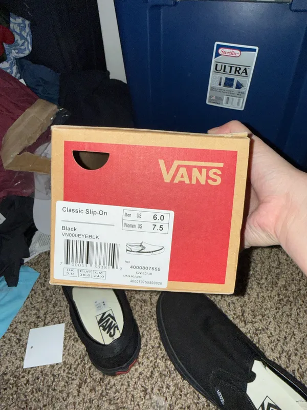 Black Vans Women’s Slip-On - Image 8