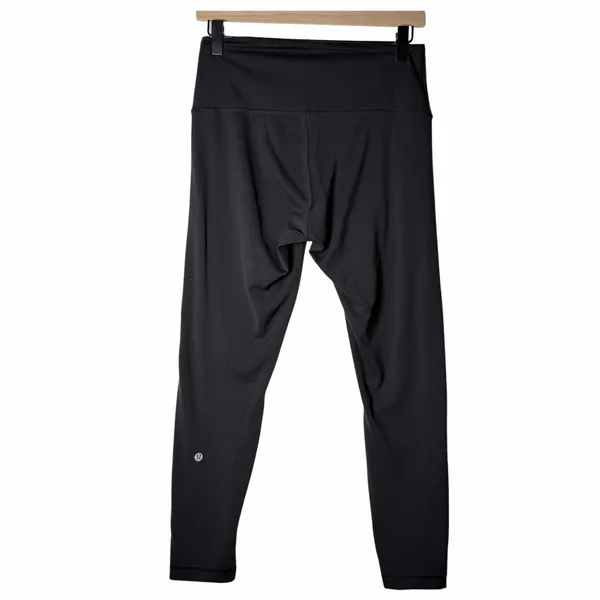 Lululemon Wunder Train 25” High-Rise Leggings Black Women's size 10 Yoga - Image 2