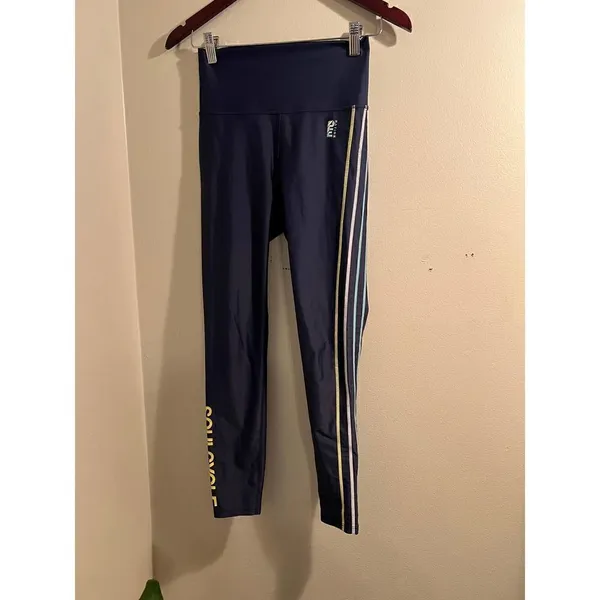 Soulcycle X PE Nation Navy Incline Leggings Sz. S - Image 8