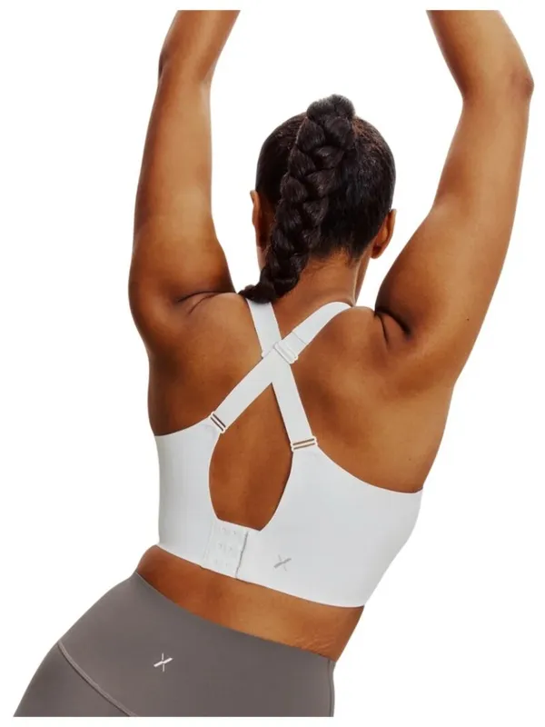 Knix Catalyst Front Zip Sports Bra White Size 5 (XL) High Impact Support Workout - Image 11