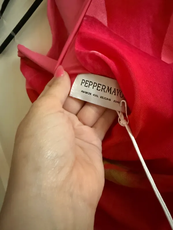 Peppermayo Pink Hibiscus Halter Top - Image 6