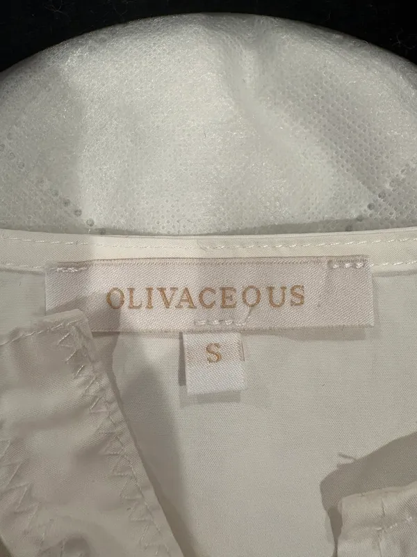 White Tie Front Top - Image 2