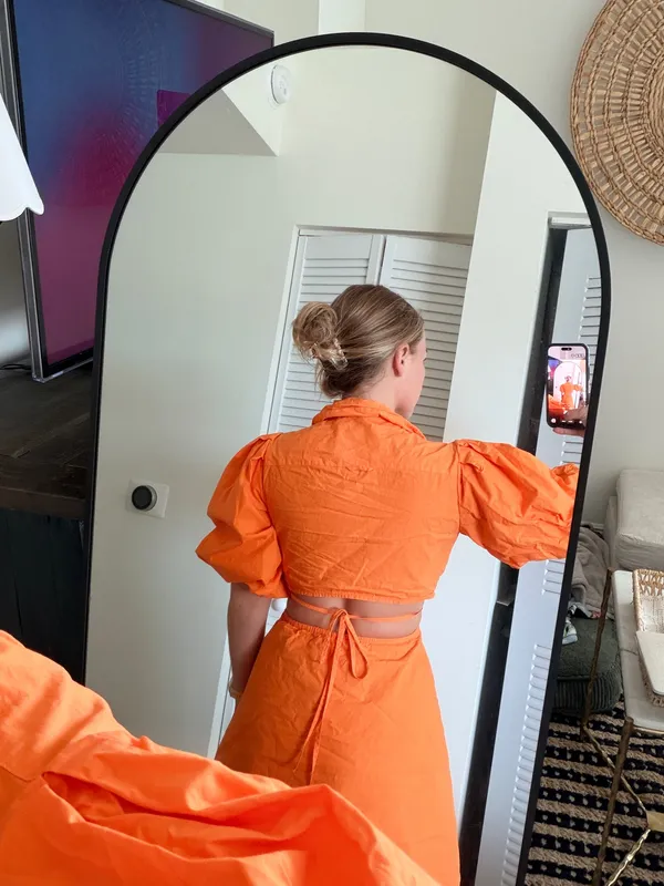 Mini dress Orange - Image 2
