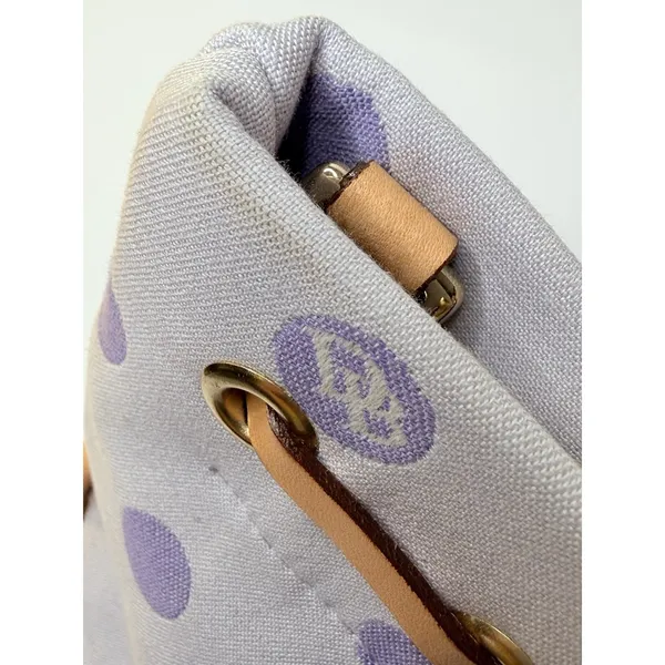 Dooney & Bourke Purple Small Tulip Tassel Polka‎ Dot Purse Handbag Chic Cute Y2K - Image 16