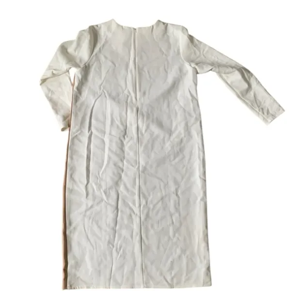ASOS Womans Colorblock Tan White Long Sleeve Dress Size 10 - Image 8