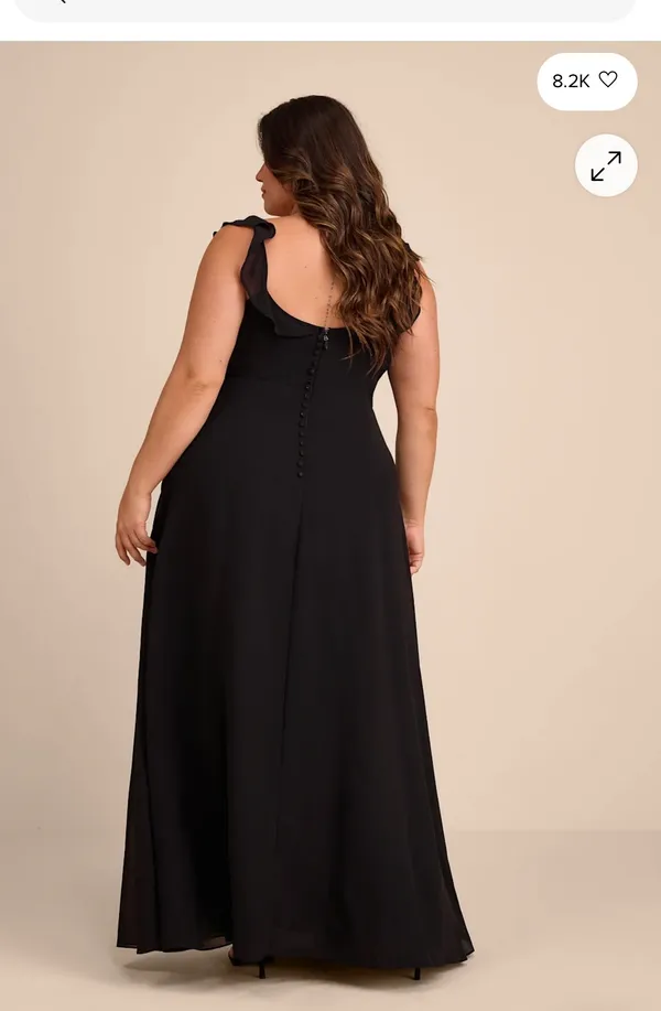 Lulus Dress Black - Image 4