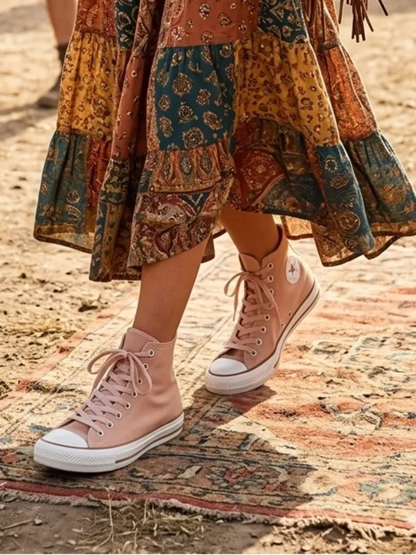 Converse Chuck Taylor All Star High Top "Parchment," "Oatmeal," or "Desert Sage. - Image 2