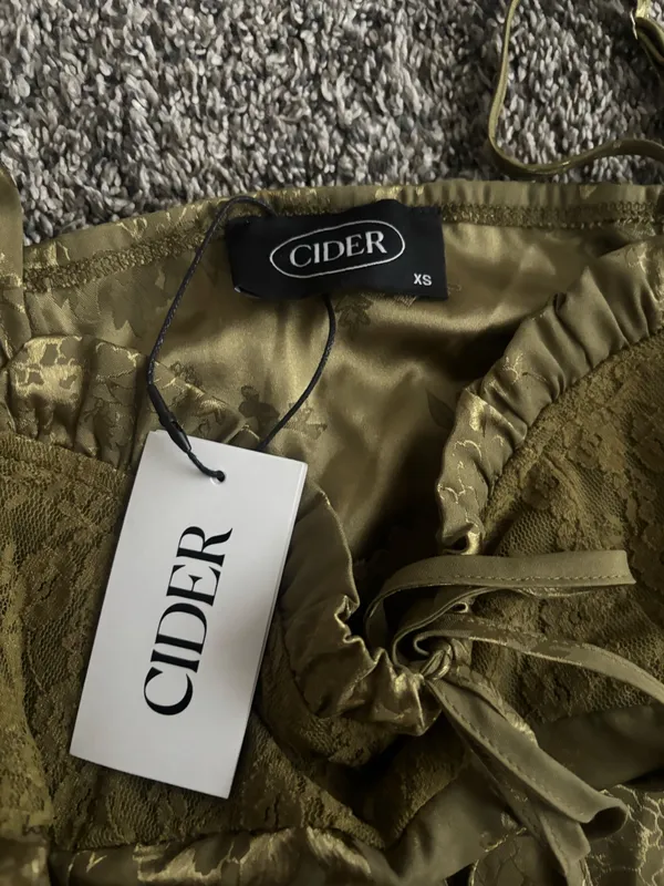 Cider Green Lace Dress - Image 3