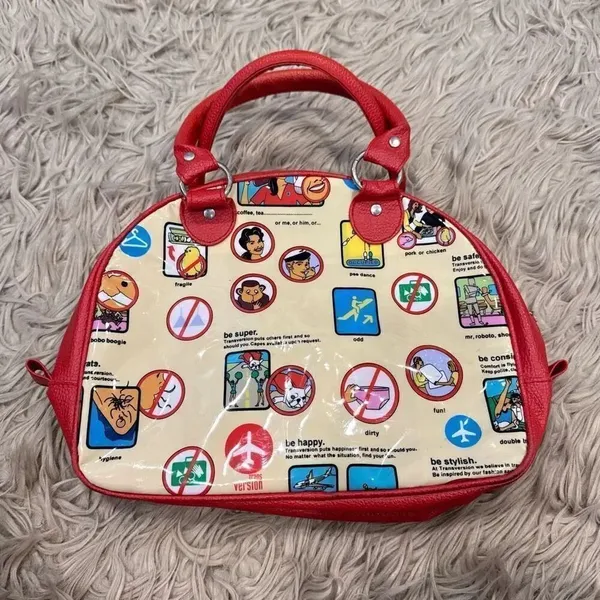 TransVersion Funky Funny Plastic Purse Red - Image 7