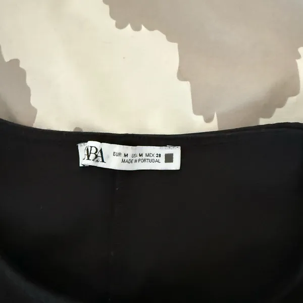 Zara Black Muscle Tee - Image 2