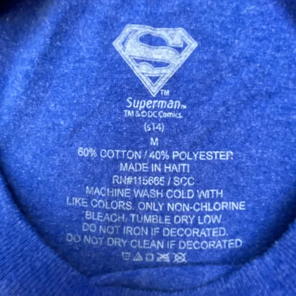 Super Man Blue & Red T-shirt - Image 4