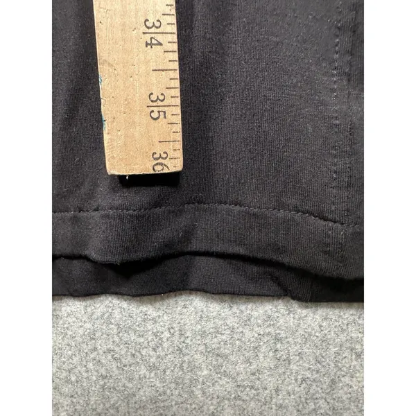 New Daisy Fuentes Maxi Skirt Black XL Womens Pull On Elastic Waist Stretch‎ Thin - Image 3