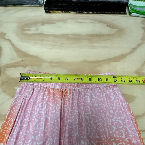 Manoush Ombré Animal Print Pleated High‎ Waist Lightweight Wide Leg Pants Sz 4 - Image 10
