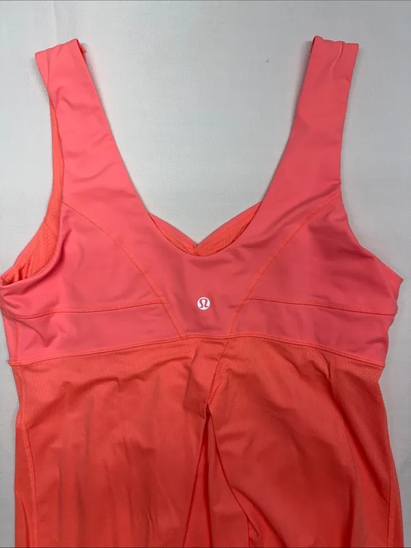 lululemon athletica Coral-Orange Activewear Top - Image 10