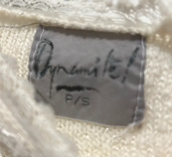 Vintage Taiwan Knit White - Image 6