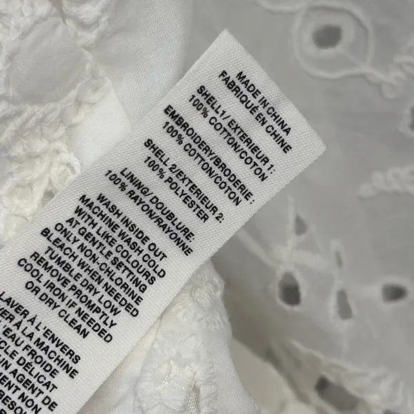 Avec Les Filles White Eyelet Jumpsuit size 10 New with tags - Image 8