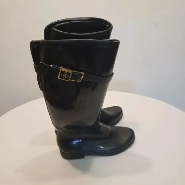 dav Womens Sussex Rubber Rain Boots Size 10 - Image 3