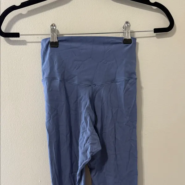 Aerie Offline Blue High-Waisted Cross Over Real Me Leggings - Image 6