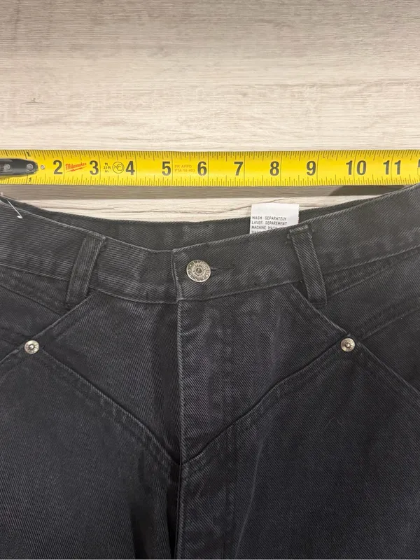 Vintage Cowboy Ethics Women’s Black Denim Jeans Western Size 9/10 - Image 5