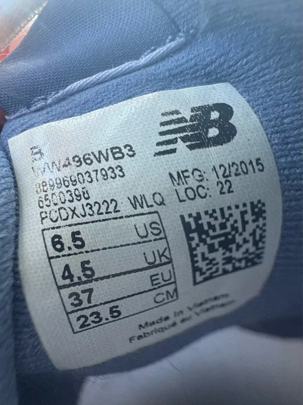 New Balance 496 V3 Women's Walking Sneakers Sz 6.5 - Image 12