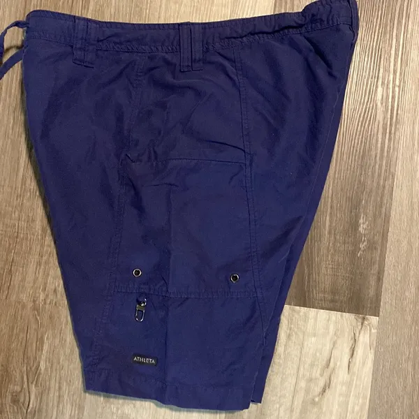 ATHLETA womens navy blue shorts size L - Image 6