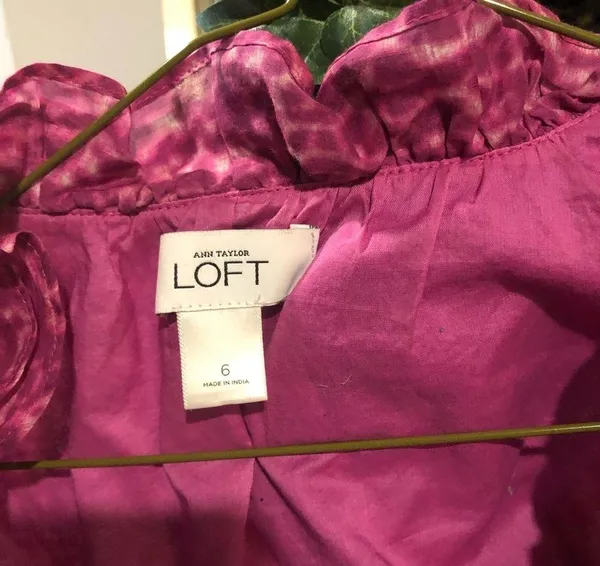 Ann Taylor Loft Pink Dress - Image 3