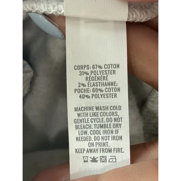 NWT OFFLINE by Aerie Womens Gray Jogger Sweatpants Fleece Sweat Pants XXS Baggy - Image 15