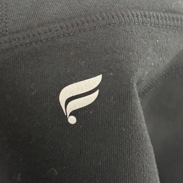 Fabletics PowerHold Black High Waisted Biker Shorts with Pockets Womens - Image 5
