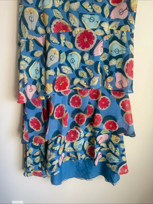 Anthropologie Hutch Medley Tiered Maxi Skirt Medium - Image 7