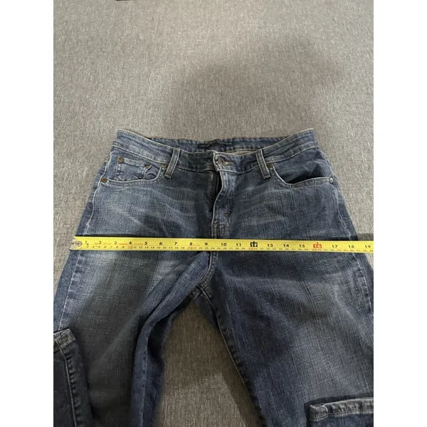 Levi's Mid Rise Blue Skinny Jeans Women's Sz 14M - Image 8