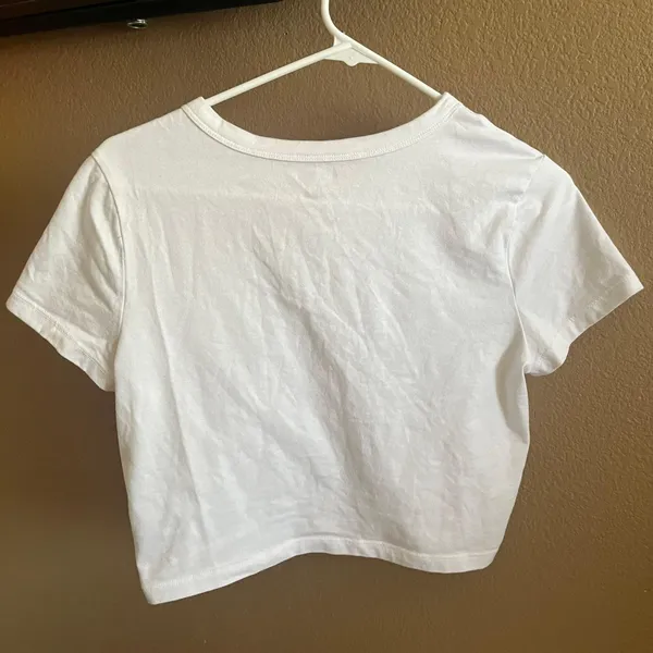 Wild Fable White Cropped Tee - Image 3