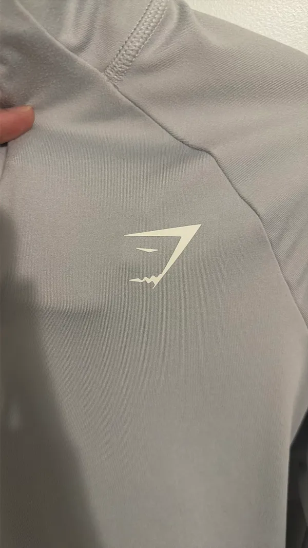 Gymshark Gray Quaterzip - Image 4