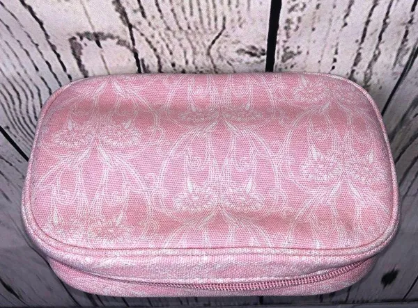 Crabtree & Evelyn Pink Cosmetic Case Makeup Bag - Image 2