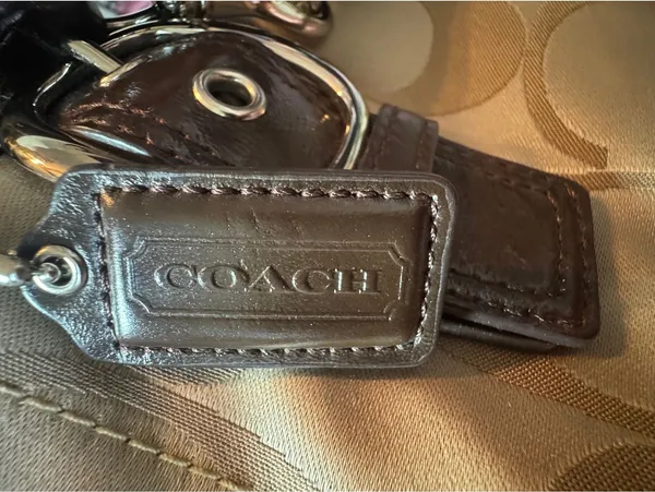 Coach F1616 Signature Buckle Shoulder Crossbody Bag - Image 9