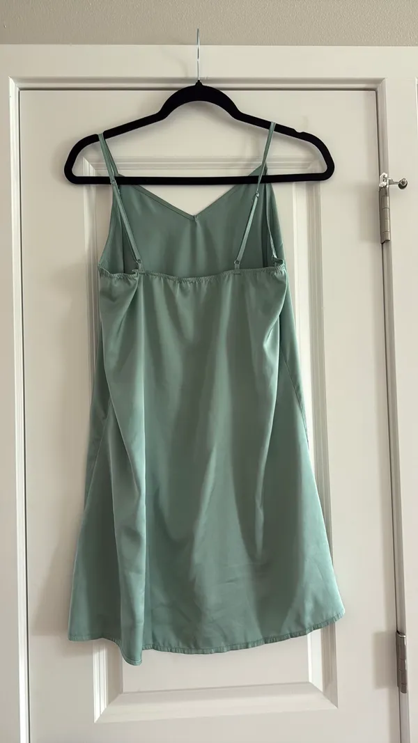 Green azazie slip dress - Image 3