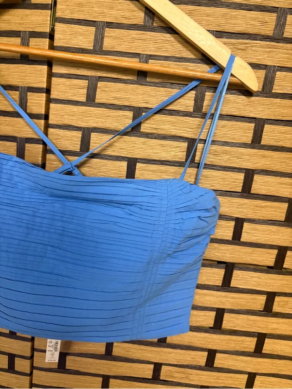 Madewell blue crop cami size 8 - Image 3