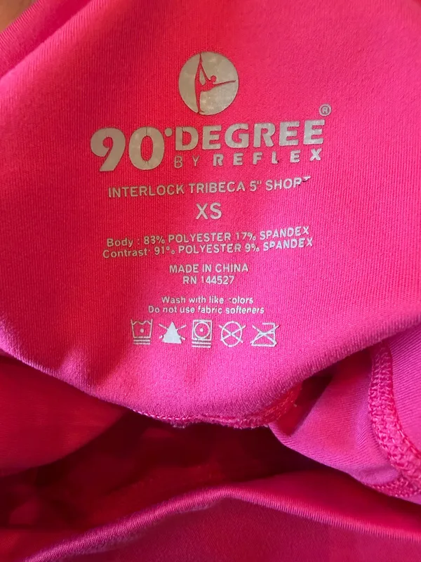 90 Degrees by Reflex Pink Spandex - Image 3